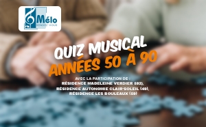 Quiz Musical : années 50 à 90 (60 min)