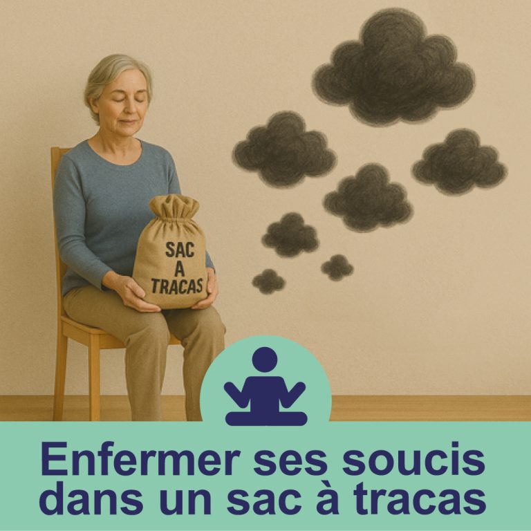 Enfermer ses soucis dans un sac à tracas (8 min)