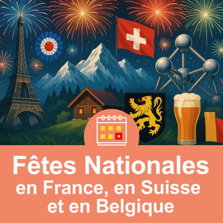 Fêtes nationales française, suisse et belge (19 min)